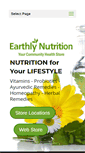Mobile Screenshot of earthlynutrition.com